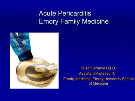 Acute Pericarditis Emory Family Medicine