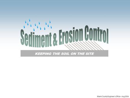 Sediment & Erosion Control