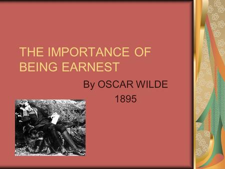 The importance of being earnest essay conclusion