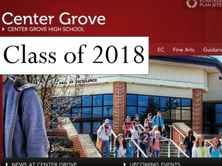 Spring 2014 Freshman Scheduling Class of 2018 Class of 2018.