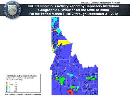 FinCEN Suspicious Activity Report by Depository Institutions