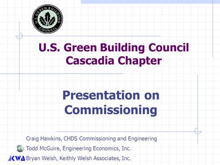 U.S. Green Building Council Cascadia Chapter