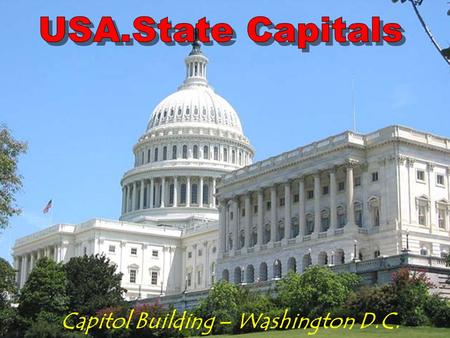 Capitol Building – Washington D.C.