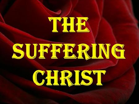 Thesufferingchrist. EMBRACING LOVE We have to embrace the LOVE of the Father in order to embrace the call to imitate Christ. We begin to embrace the complete.