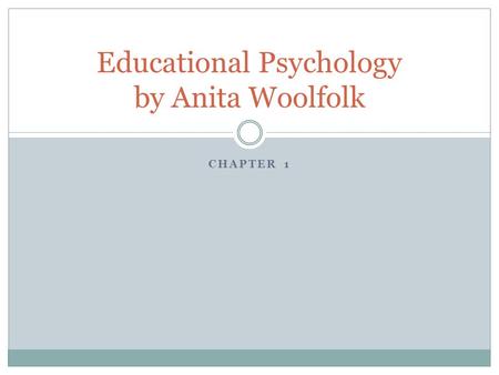 Educational Psychology by Anita Woolfolk