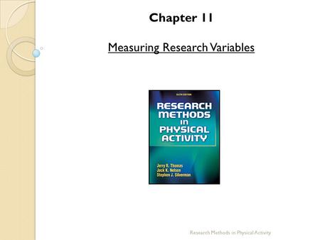 Measuring Research Variables