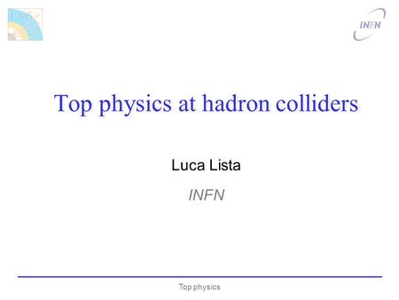 Top physics at hadron colliders