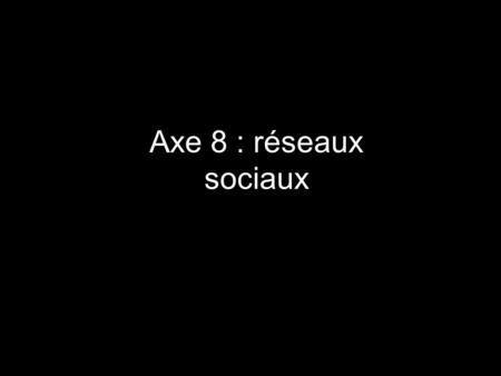 Axe 8 : réseaux sociaux. Jason.sloan : dis.like(), 2009. Why can we only like something on facebook? do you dis.like something? simply copy and paste.