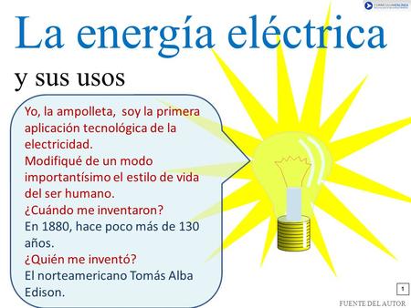 La energía eléctrica y sus usos