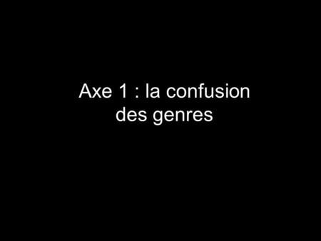 Axe 1 : la confusion des genres. C.J. Yeh : « My Avatar = My Chuck Close » / « My Birthday = My Philip Glass »