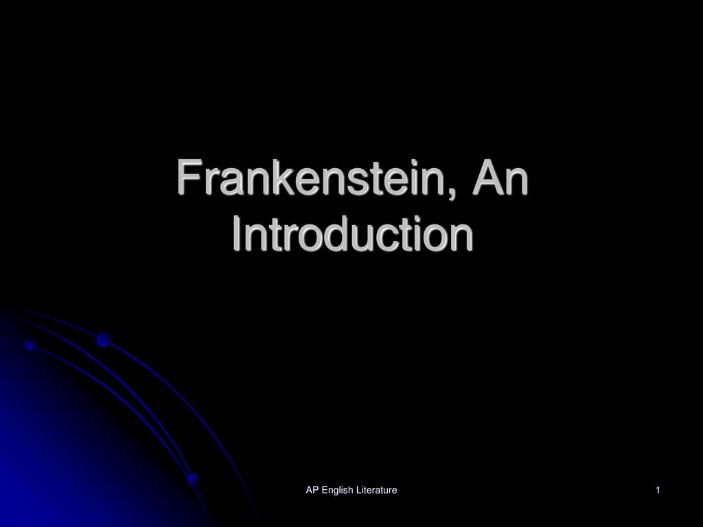 frankenstein essay introduction