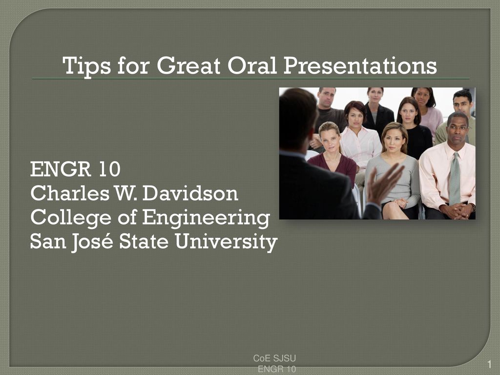Oral Presentations Tips 50