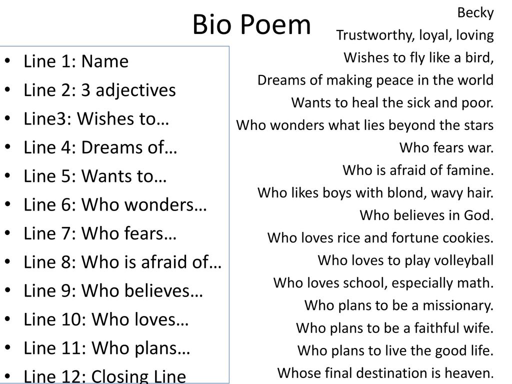 holy cow for more biography poems ppt download ettcweb