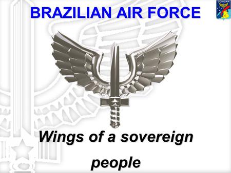 Wings of a sovereign people BRAZILIAN AIR FORCE. CRUZEX IV.