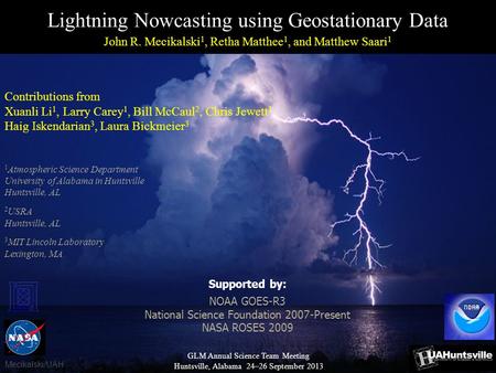 Lightning Nowcasting using Geostationary Data