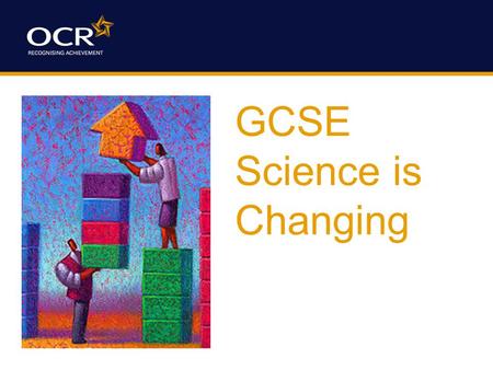 GCSE Science is Changing. GCSE Environmental and Land- based Science Continuity from: GCSE Rural and Agricultural Science GNVQ Land and Environment Taught.