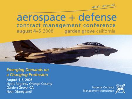 2 Mr. Pat Rhode, Chief, Procurement Transformation Division, US Air Force Date: August 5, 2008 Time: 10:45 – 11:45 AF Strategic Sourcing Initiatives.