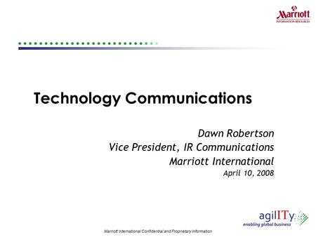 Technology Communications