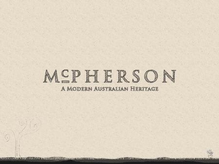 Overview Andrew McPherson - known for his technological innovation Established winery in 1968 Traditional winemaking craftwork with state-of-the-art technology.