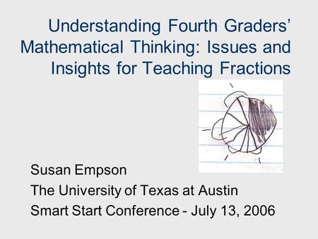 Susan Empson The University of Texas at Austin