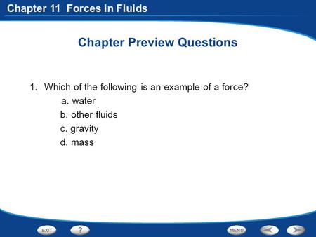 Chapter Preview Questions