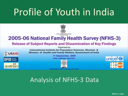 Profile of Youth in India