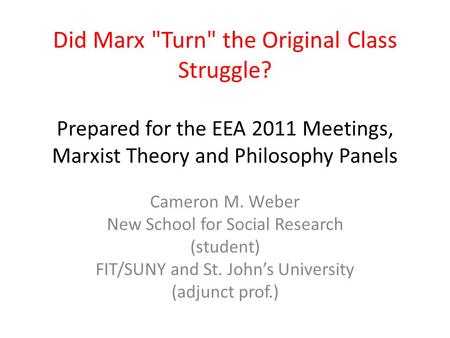 Marxist theory research