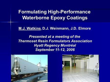 Formulating High-Performance Waterborne Epoxy Coatings