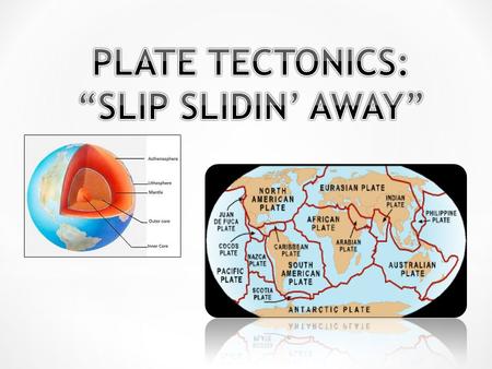 Plate Tectonic Theory states the outermost layer of Earth is composed of 9 to 15 large plates and numerous small ones Most plates are located on the ocean.
