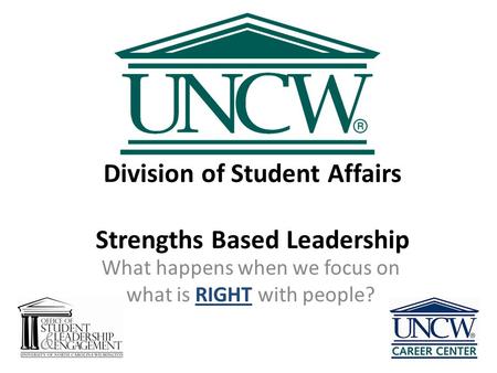 Division of Student Affairs Strengths Based Leadership