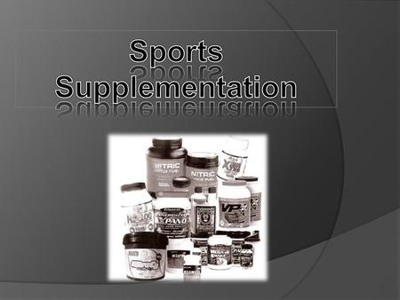 Pre-workout supplements are designed to give you nutrients to enhance your workout!  Increased blood flow, better mental focus, enhanced muscle pumps.