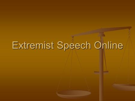 Extremist Speech Online. Introduction United States v. Alkhabaz Planned Parenthood v. American Coalition of Life Activists.
