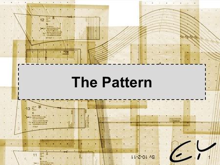The Pattern Sv 10-2-11 1. The Gospel Pattern: Is it really THAT important: What is it? Where did we get it? Can it be altered? What about those who differ?