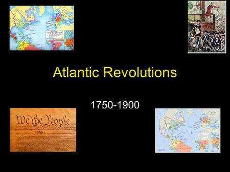 Atlantic Revolutions 1750-1900.
