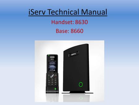 iServ Technical Manual