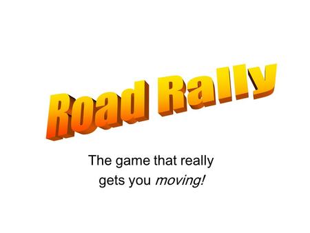 The game that really gets you moving!. Game Background Rallies take place on different types of terrain and roads. Rallies are often in extreme conditions.