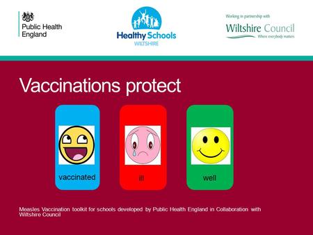 Vaccinations protect vaccinated ill well
