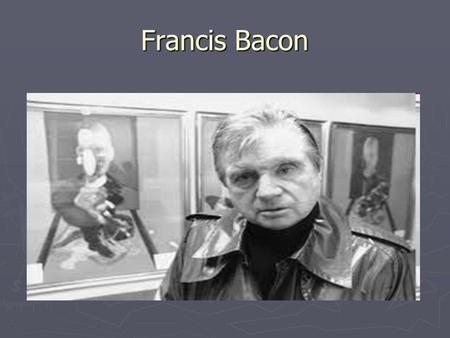Francis Bacon. Our first impressions and feelings ► In the classroom and in the school library we started by looking at some works of art by this artist.