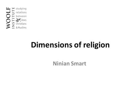 Dimensions of religion