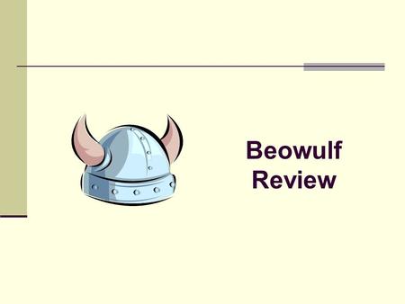 Beowulf Review.
