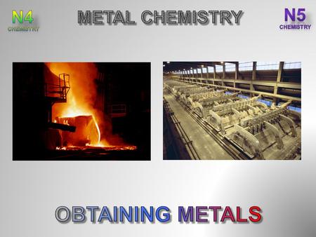 After completing this topic you should be able to : State ores are naturally occurring compounds of metals. State the less reactive metals, including.