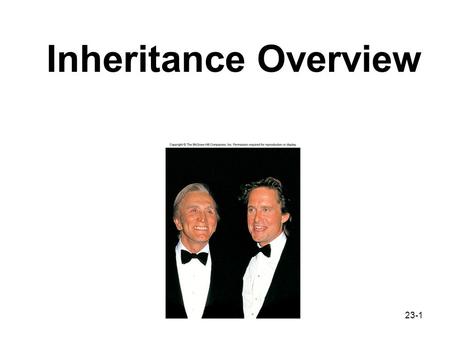 Inheritance Overview.