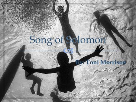 By: Toni Morrison.    Born February 18, 1931 in Lorain Ohio  Writes African American Literature  Nobel Prize in Literature (1993)  Presidential.