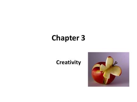 Chapter 3 Creativity. Part I: Guggenheim Museum U.S.A.