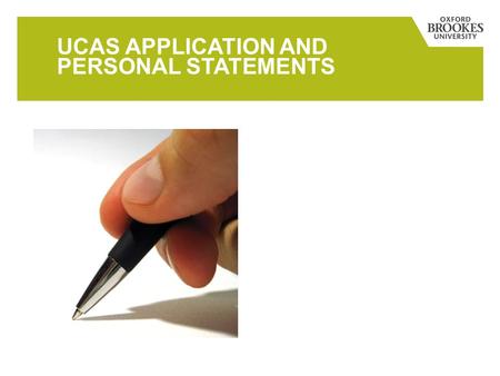UCAS APPLICATION AND PERSONAL STATEMENTS. APPLICATIONS PROCESS www.ucas.com What is UCAS? central organisation processes applications for full-time undergraduate.