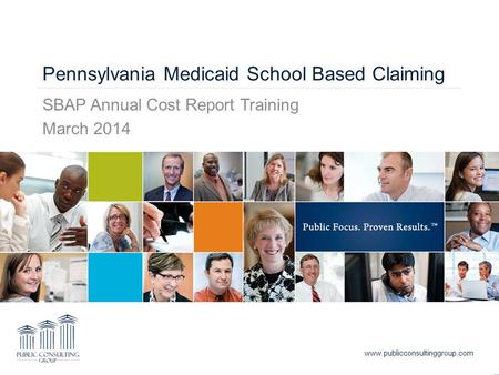 Pennsylvania Medicaid School Based Claiming