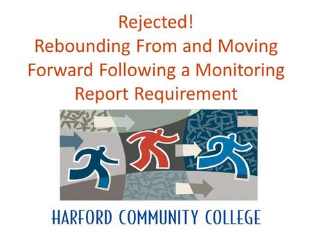 Rejected! Rebounding From and Moving Forward Following a Monitoring Report Requirement.