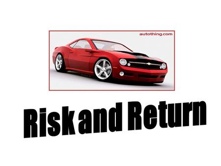 Topic 5 I. Measuring Risk and Return A. Return 1. Return can be seen as the reward for investing. 2. Components of Return 3. Importance of Return 4.