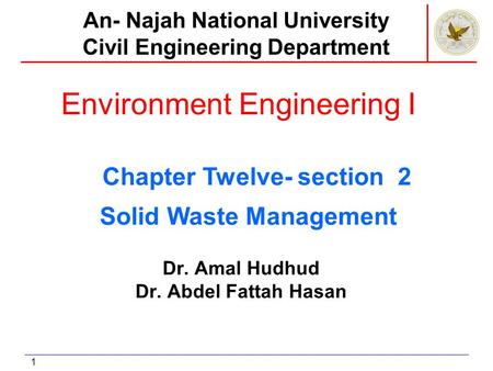 Environment Engineering I