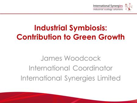 Industrial Symbiosis: Contribution to Green Growth
